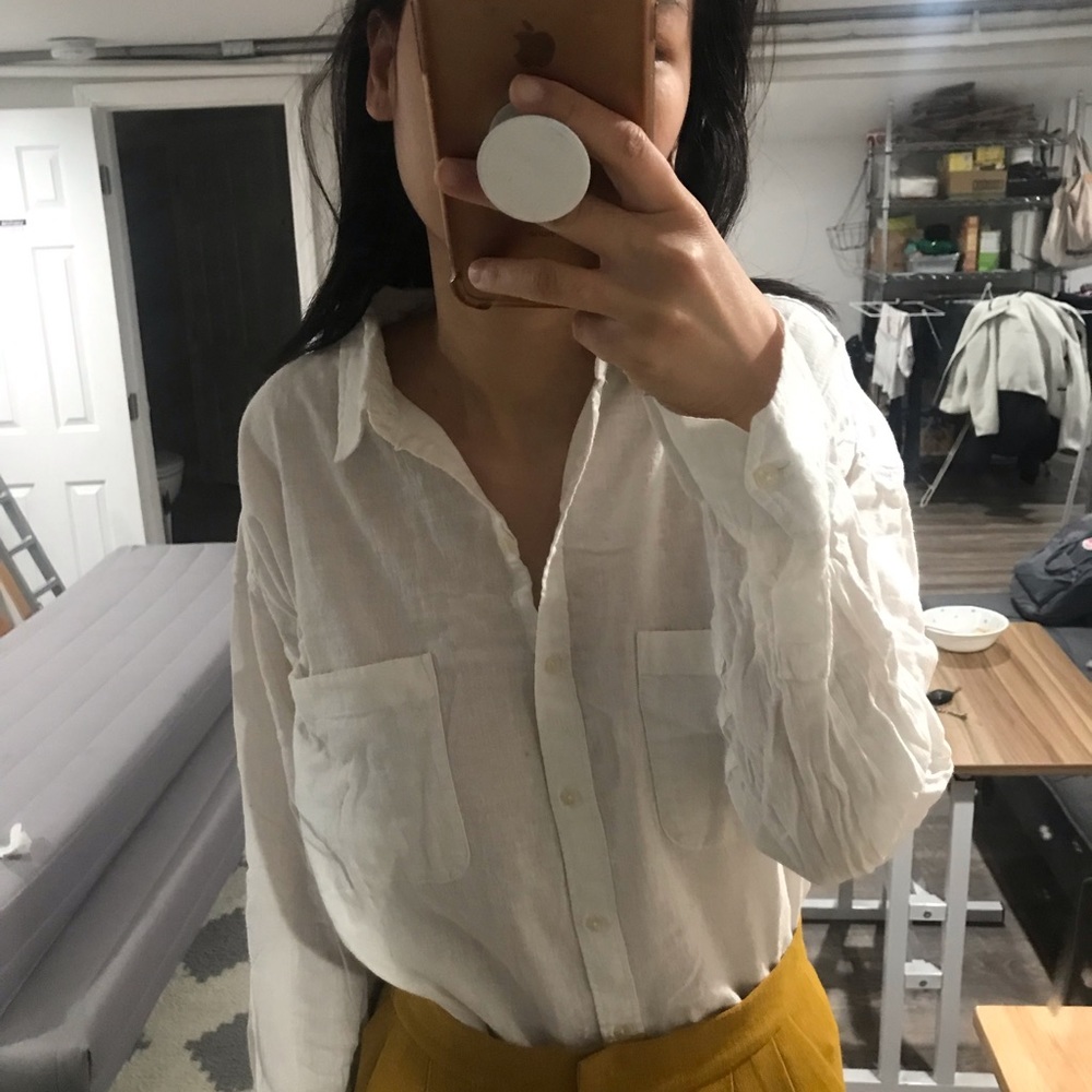 Zara linen shirt